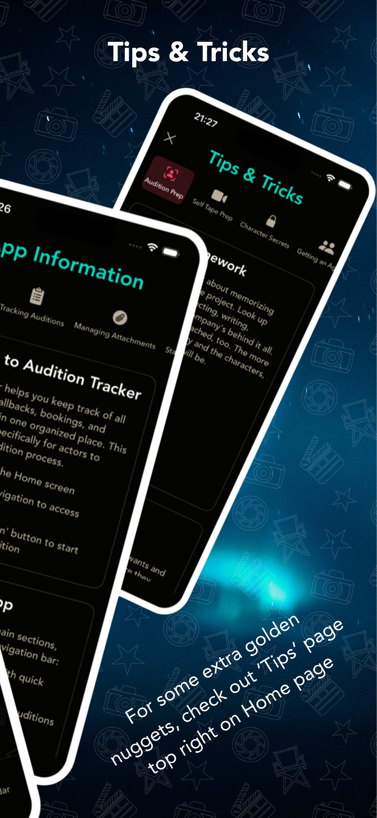 Audition Tracker screenshot 2